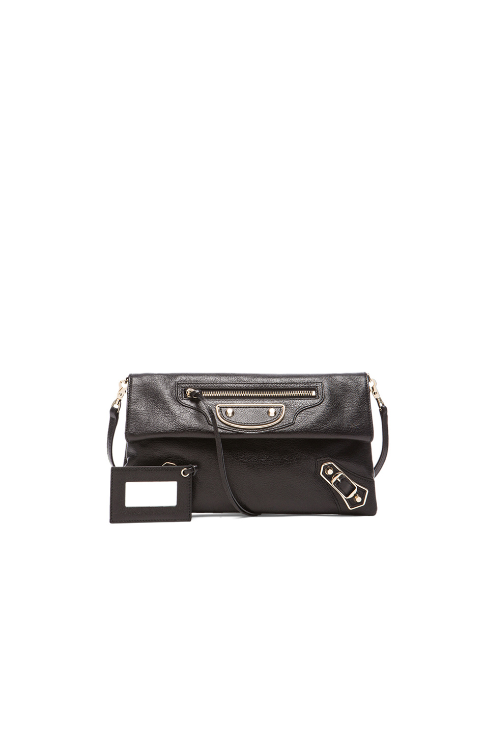 Balenciaga Classic Mini Envelope Leather Clutch In Black | ModeSens