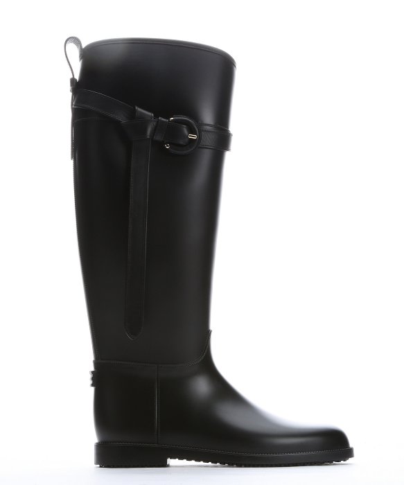 BURBERRY 'Roscot' Waterproof Riding Boot (Women) in Black | ModeSens