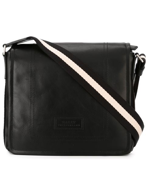 Bally Tepolt Leather Trainspotting Messenger Bag In Black | ModeSens