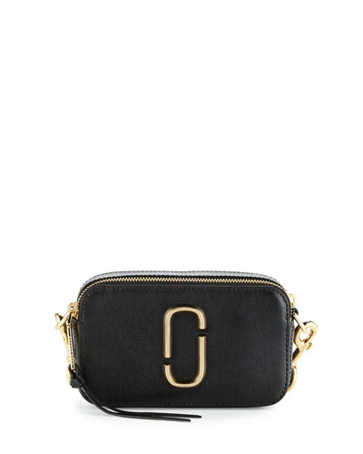 Marc Jacobs Snapshot Small Leather Camera Bag, Black | ModeSens
