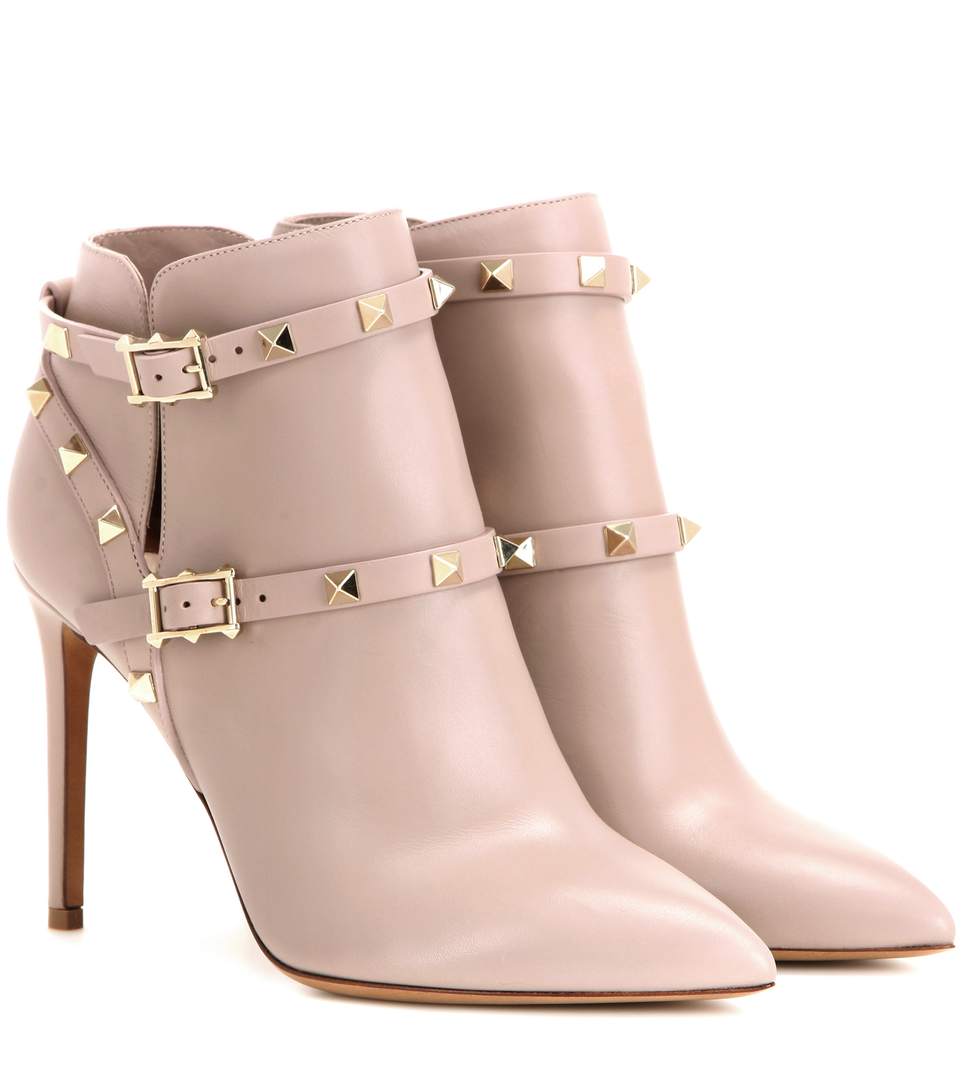 valentino garavani ankle boots rockstud