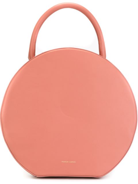 MANSUR GAVRIEL Circle Leather Bag in Blush-Pink | ModeSens