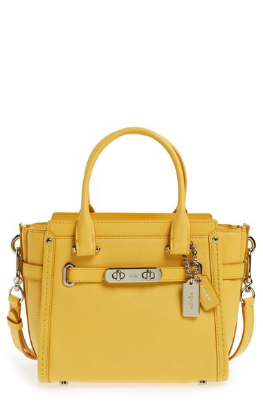 COACH 'Swagger 21' Satchel in Carnary/ Silver | ModeSens