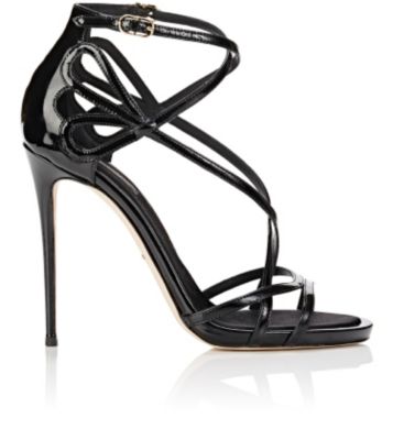 DOLCE & GABBANA Patent Leather Strappy Sandals | ModeSens