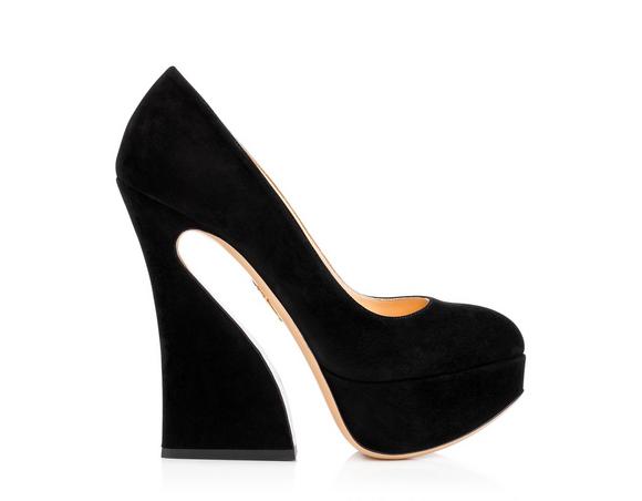 CHARLOTTE OLYMPIA THIS IS NOT A SHOE SUEDE PLATFORM PUMPS, SUEDE_1 ...