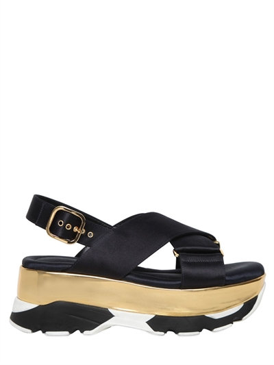 marni satin fisherman sandals