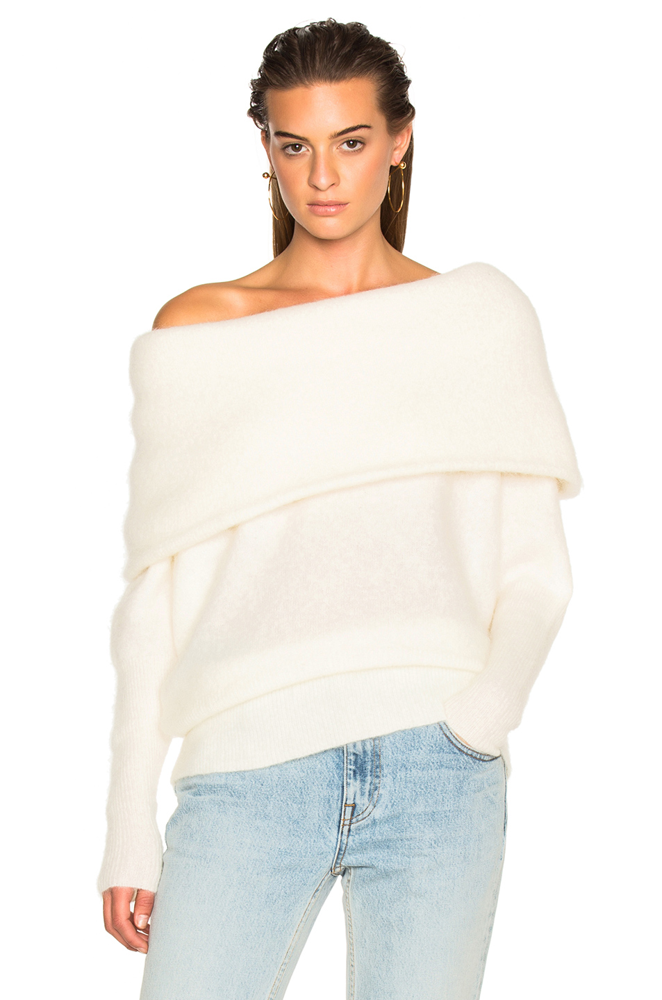 acne studios sweatshirt white