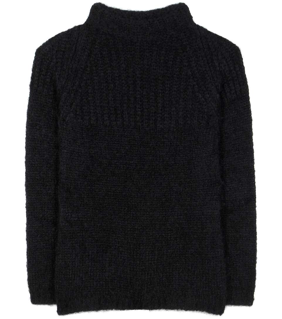 TOM FORD MOHAIR AND WOOL-BLEND SWEATER, BLACK | ModeSens