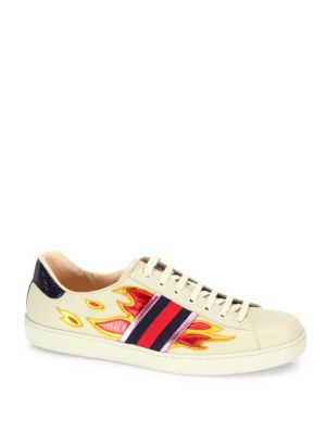 gucci flame ace sneakers