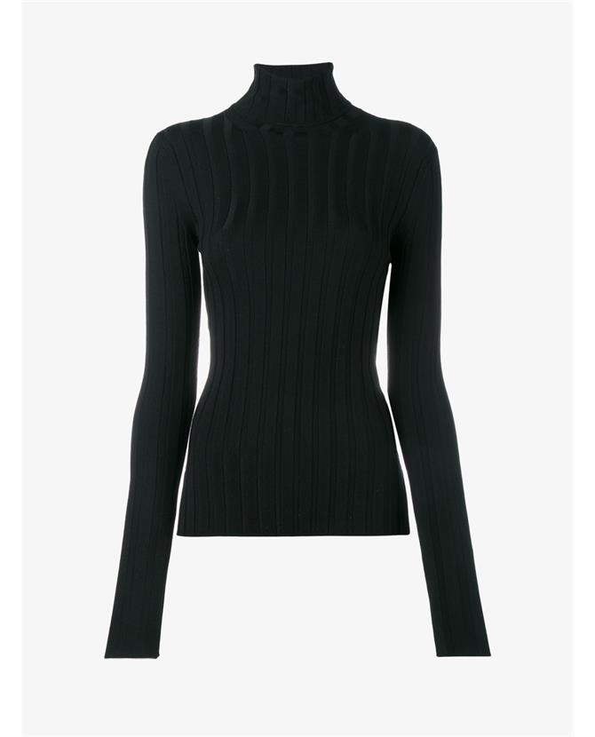 Corin Ribbed Merino Wool-Blend Turtleneck Sweater | ModeSens