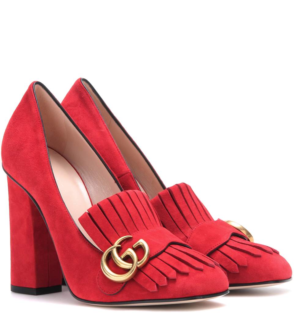GUCCI SUEDE LOAFER PUMPS, THE | ModeSens