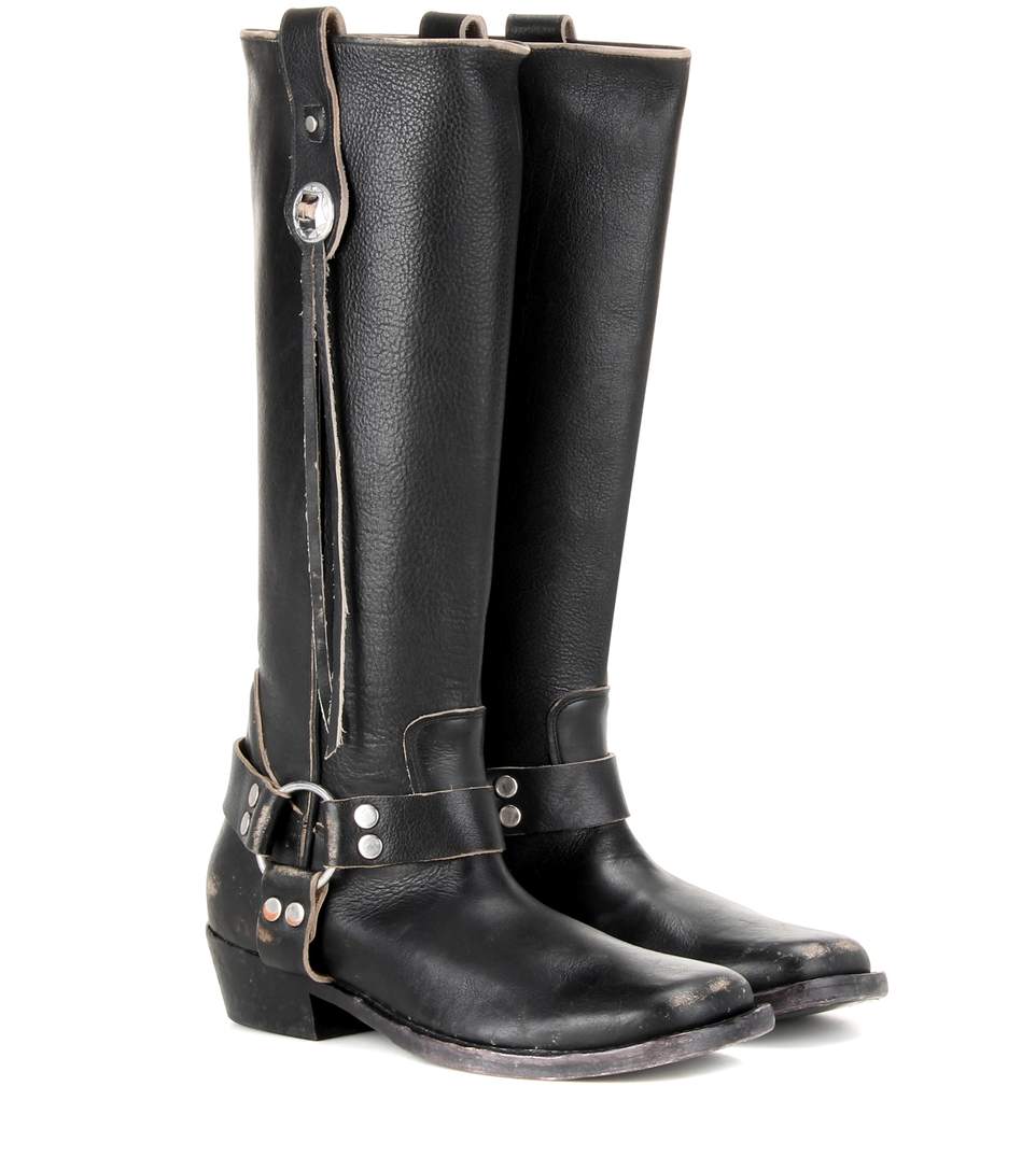 balenciaga knee high boots