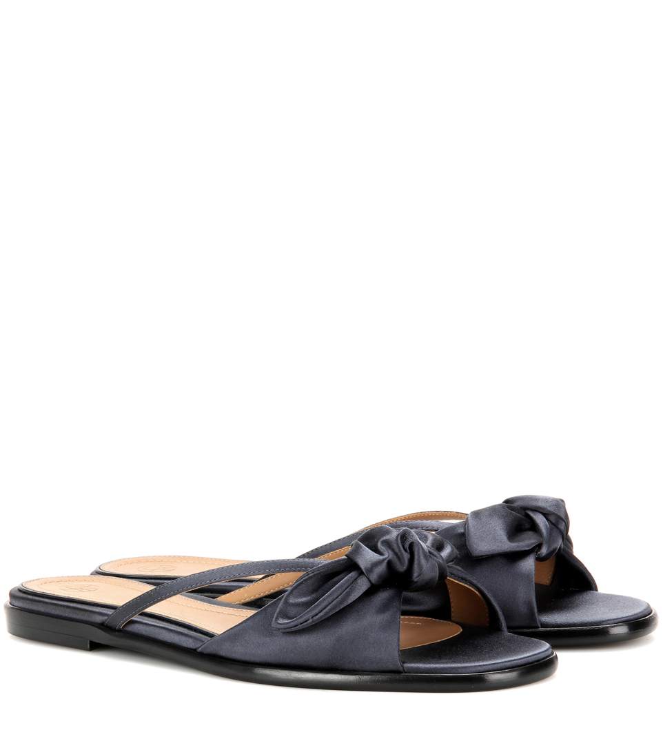 the row satin sandals