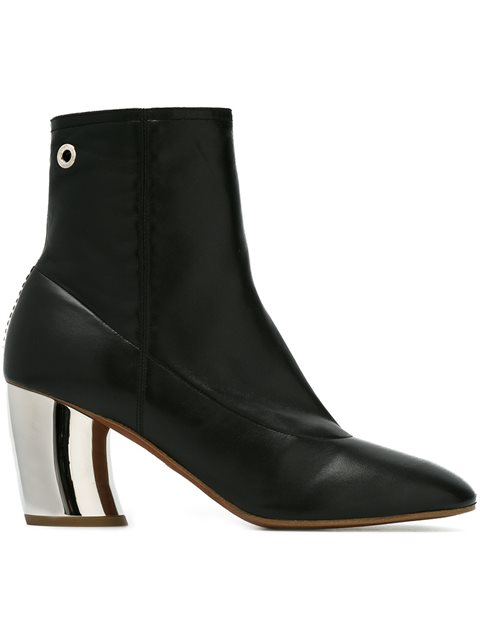 PROENZA SCHOULER Black Leather W/Mirror High Heel Boot | ModeSens