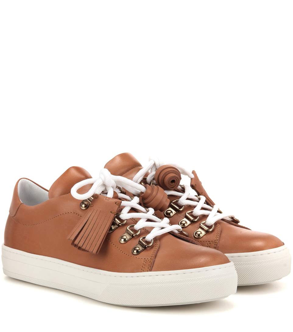 tod's sneakers in leather