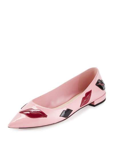 prada pointed toe sneaker