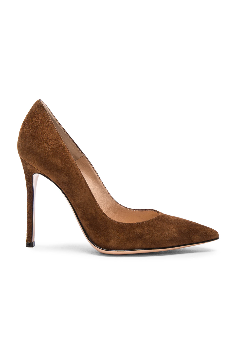 GIANVITO ROSSI Suede Pumps In Brown. in Texas ModeSens