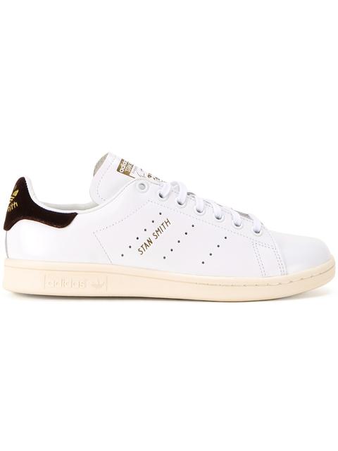 ADIDAS ORIGINALS STAN SMITH VINTAGE SNEAKERS IN WHITE AND NAVY - WHITE ...