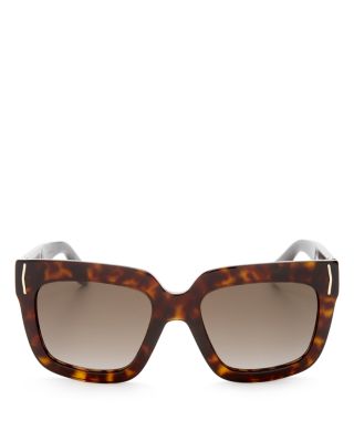 GIVENCHY Square Metal-Band Sunglasses, Beige in Havana Brown/Brown ...