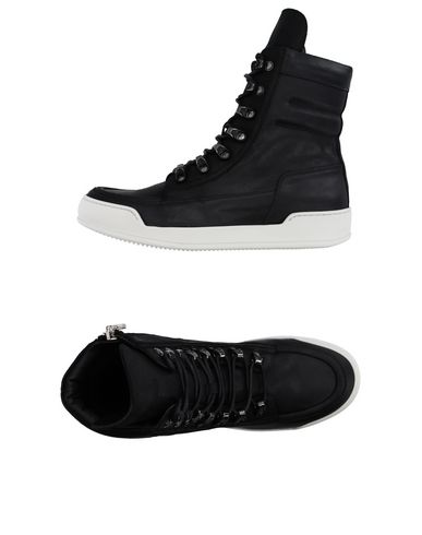 BALMAIN CONTRASTED SOLE HI-TOP SNEAKERS, BLACK | ModeSens