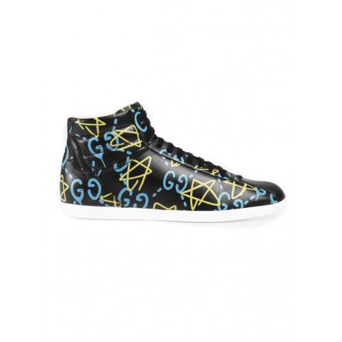 GUCCI Ghost High-Top Sneakers, Ghost Print | ModeSens