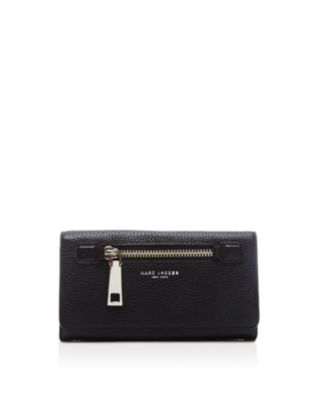 marc jacobs pebbled leather wallet