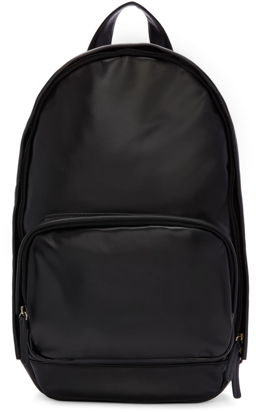 HAERFEST Ssense Exclusive Black Canvas H1 Backpack | ModeSens