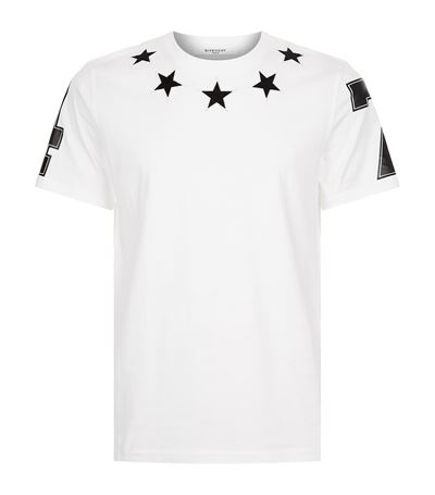 Givenchy Cuban-Fit Star-Applique T-Shirt, Black
