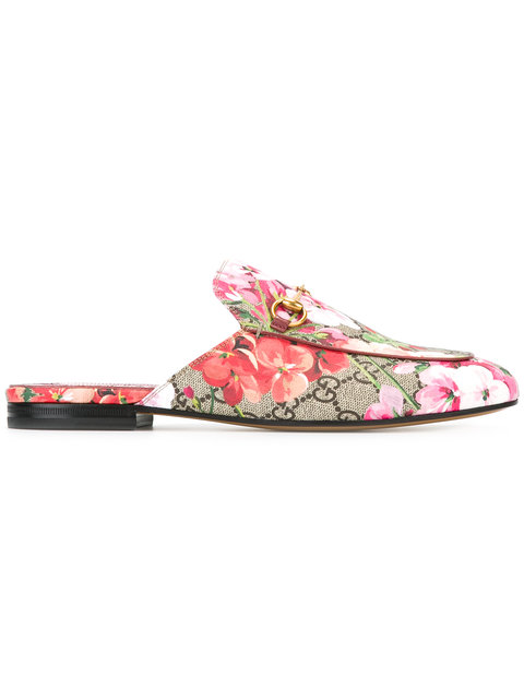 gucci neon pink princetown