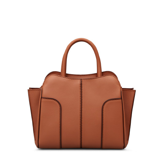 tod's pocket medium leather shopper