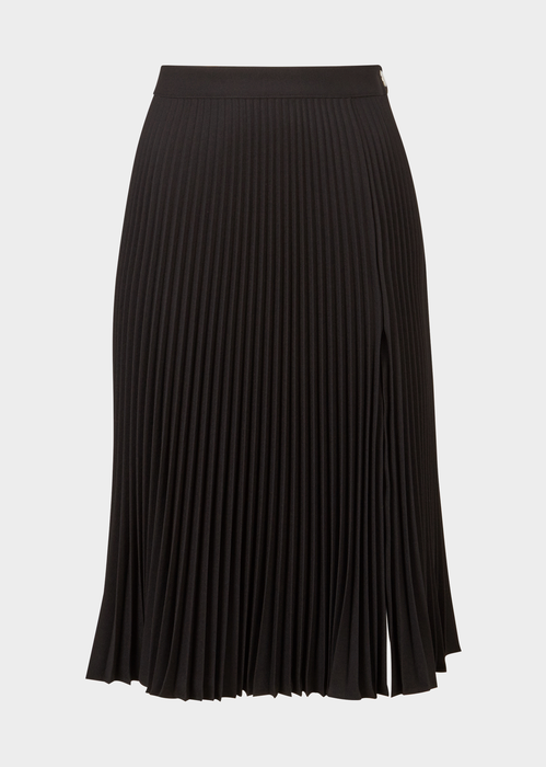Versace High-Waisted Pleated Skirt In Black | ModeSens