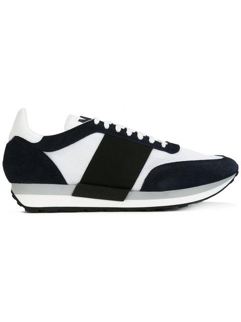 moncler suede mesh runner