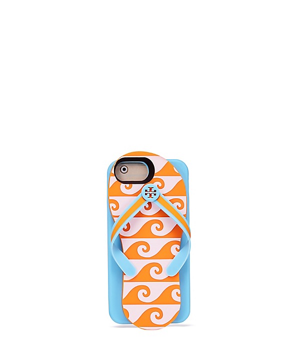 TORY BURCH FLIP-FLOP SILICONE CASE FOR IPHONE 7, ORANGE GROVE | ModeSens