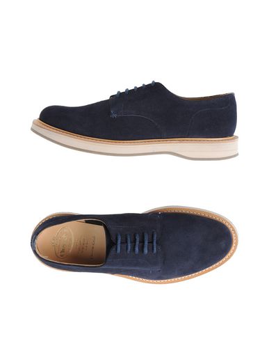 CHURCH'S Lace-Up Shoes in Dark Blue | ModeSens