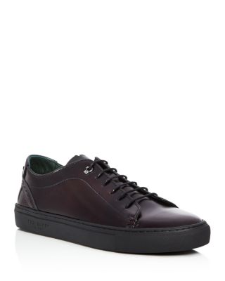 TED BAKER KIING LEATHER BROGUE LACE UP SNEAKERS, RED | ModeSens