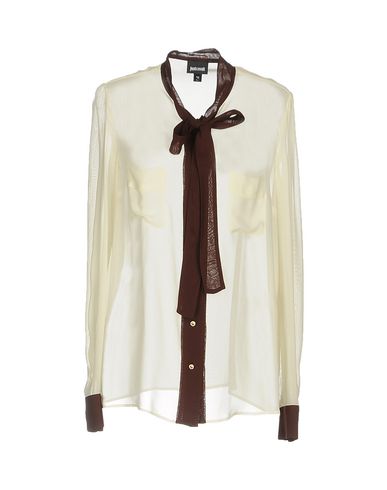JUST CAVALLI SHIRTS & BLOUSES WITH BOW, IVORY | ModeSens