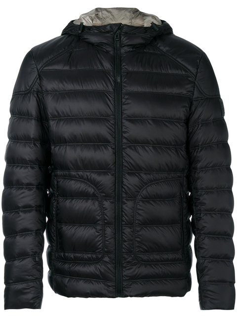 Belstaff Fullarton Quilted Down Hooded Jacket In Black | ModeSens