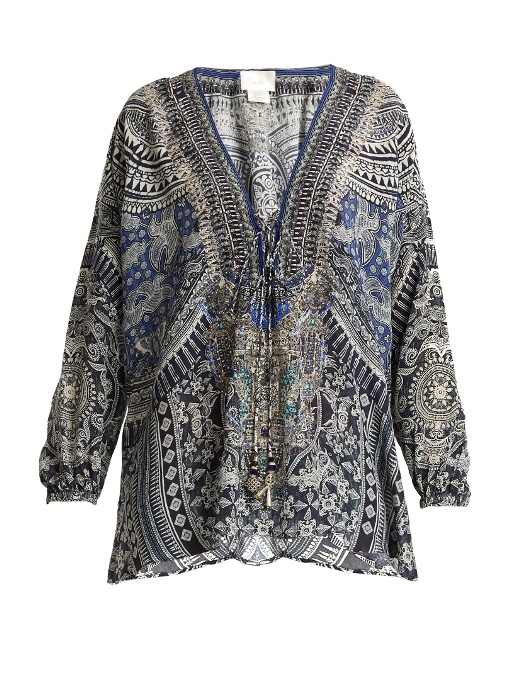 camilla kaftan blue