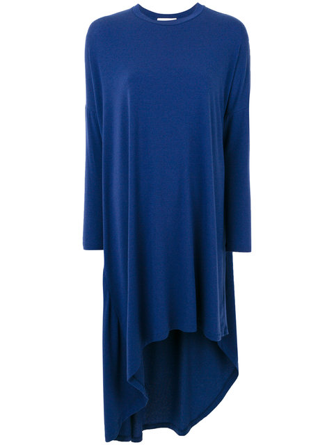 CARVEN Asymmetrical Dress in Blue | ModeSens