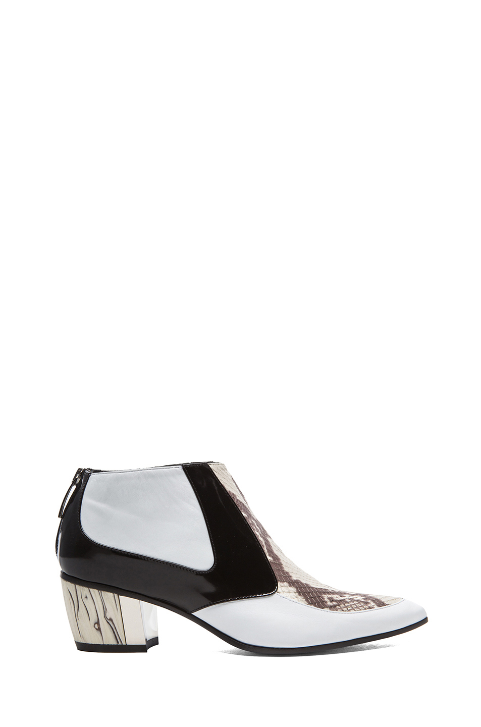 pamela snake embossed leather tall boot
