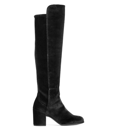 STUART WEITZMAN THE ALLWAYHUNK BOOT, BLACK SUEDE | ModeSens