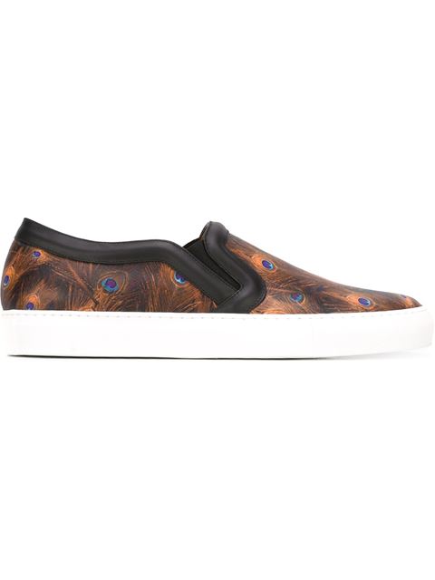 GIVENCHY SKATE PRINTED LEATHER SLIP-ON SNEAKERS, MULTI | ModeSens