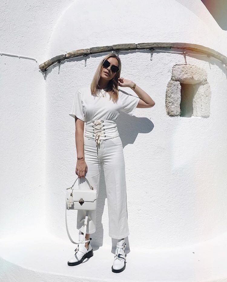 balenciaga ceinture boots white