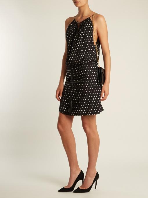 PREEN BY THORNTON BREGAZZI EVA STRETCH-CADY MIDI DRESS, BLACK | ModeSens