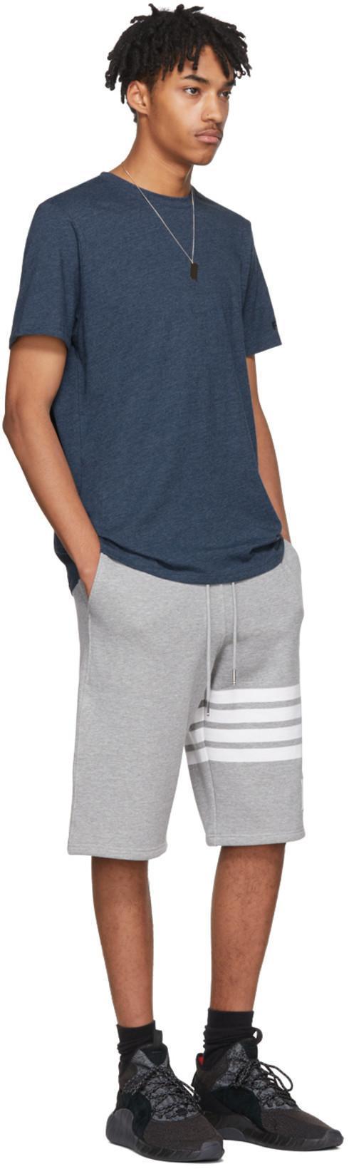 light grey sweatshorts