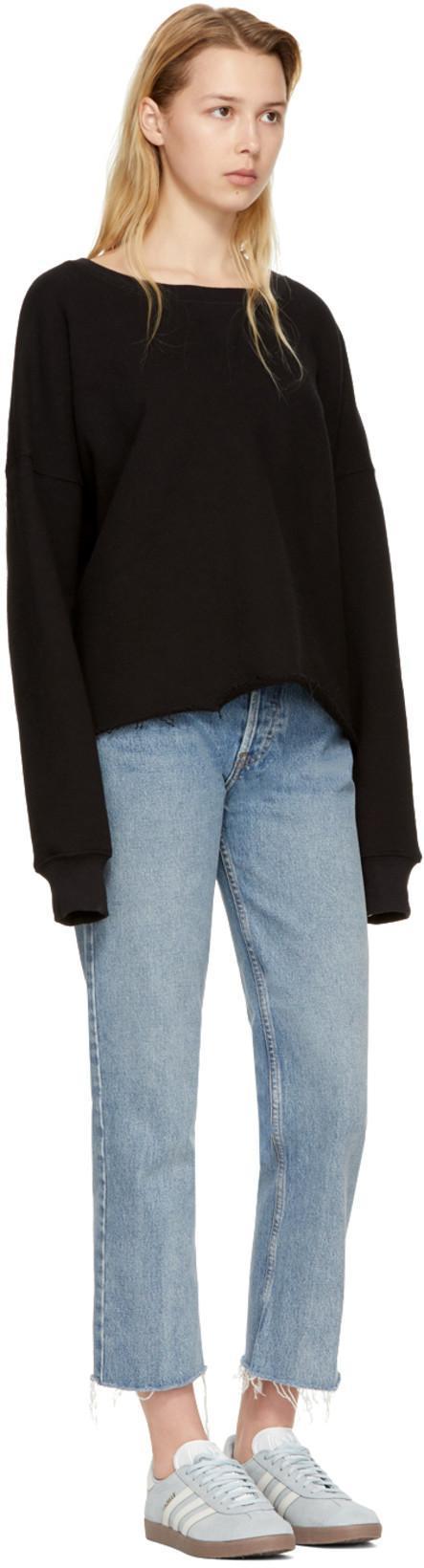 SIMON MILLER Black Brushed Sweatshirt | ModeSens