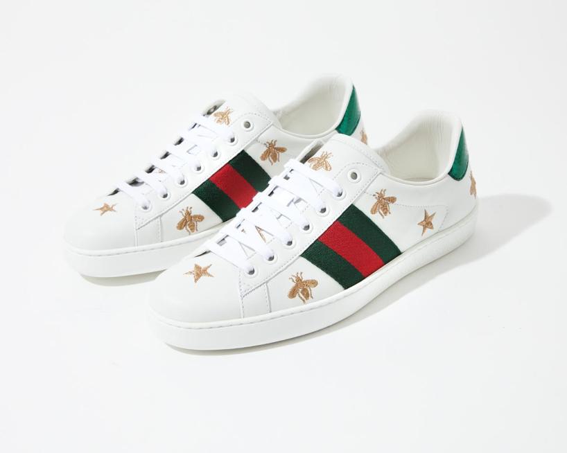 gucci bee trainers womens